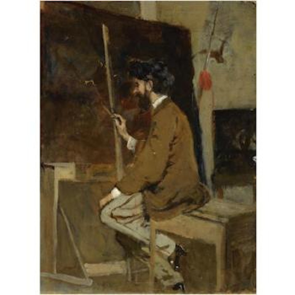 Selbstbildnis (Self-portrait) by Hans Makart