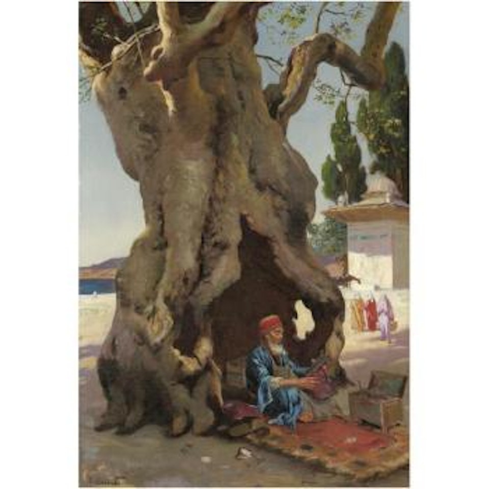 Cobbler In The Shade Of A Baobab Tree by Rudolf Ernst