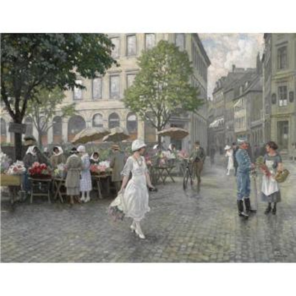 Højbro Plads, Copenhagen by Paul Fischer