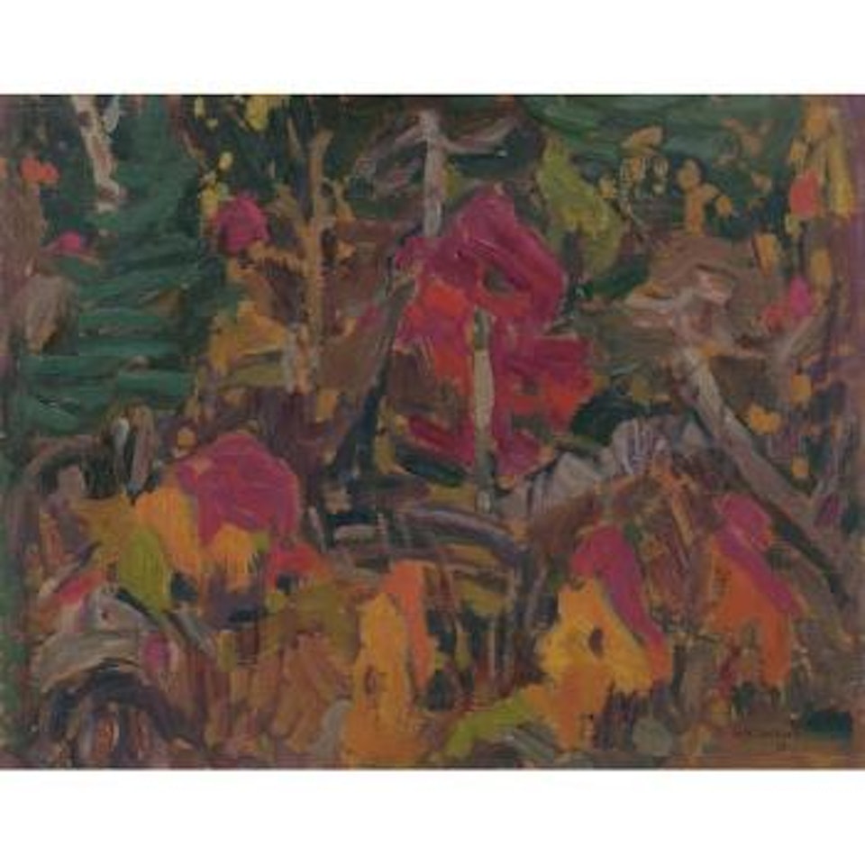 Autumn 1919 - Along R.R. Tracks, Algoma by Alexander Young Jackson