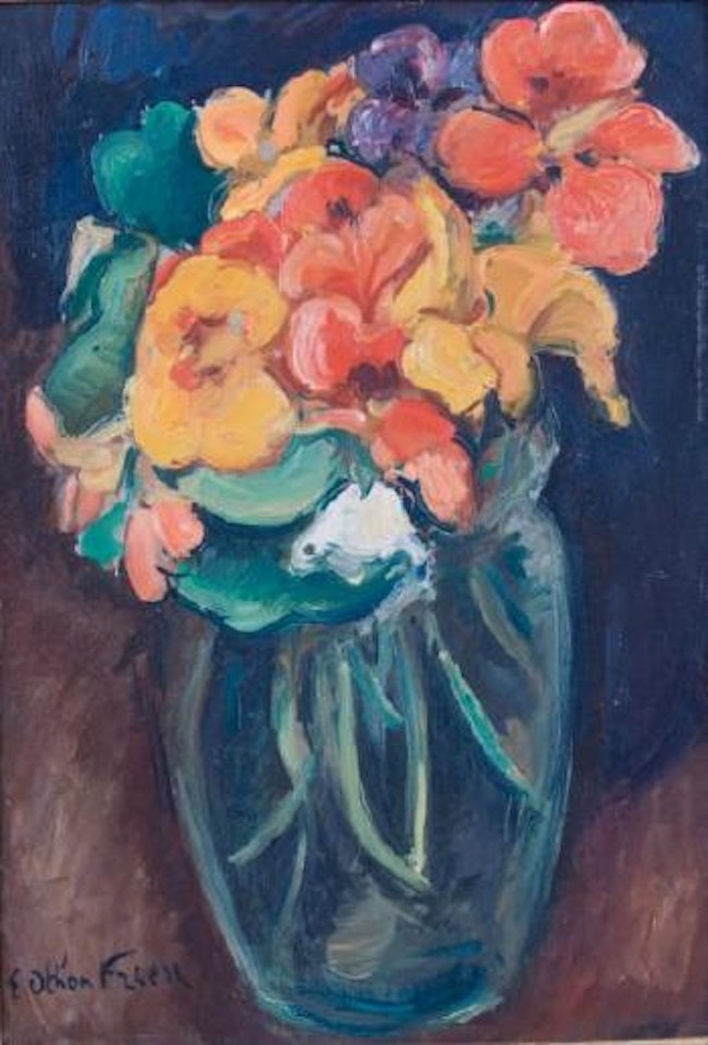 Vase d'anémones by Othon Friesz