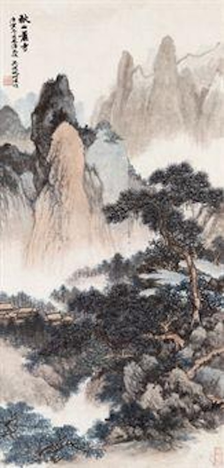 Monastery in the Mountains by Wu Hufan