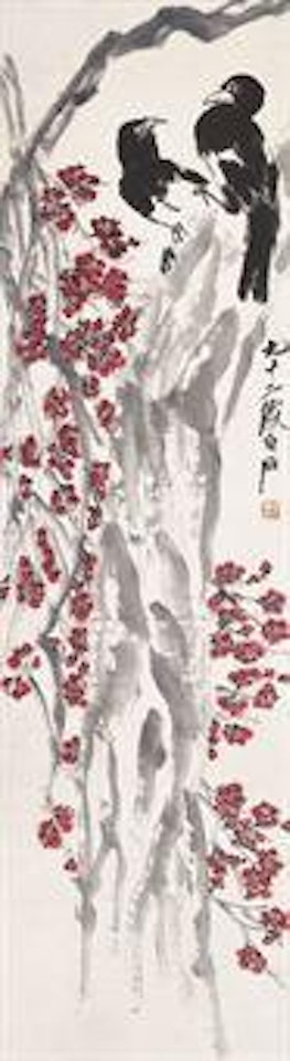 Plum Blossoms and Magpies by Qi Baishi
