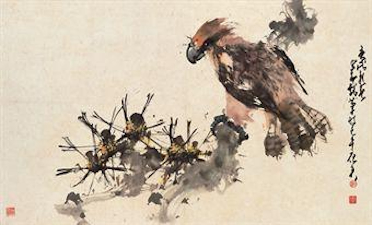 Pine and Eagle by Zhao Shao'ang