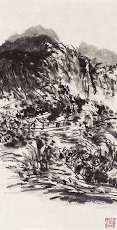 Landscape in Ink by Huang Binhong