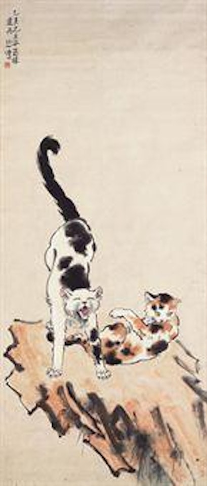Cats by Xu Beihong