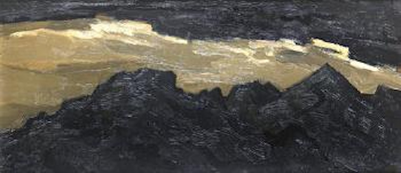 Mountain top by Kyffin Williams