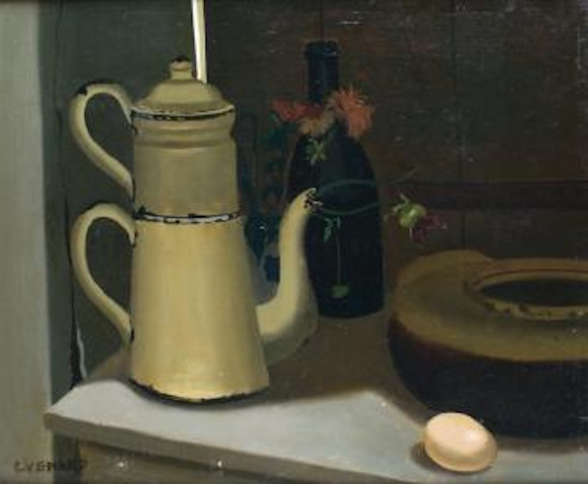 Nature morte à la cafetière by Claude Venard