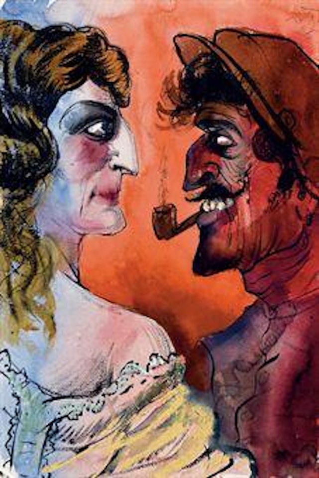 Französisches Ehepaar (Französisches Paar) by Otto Dix