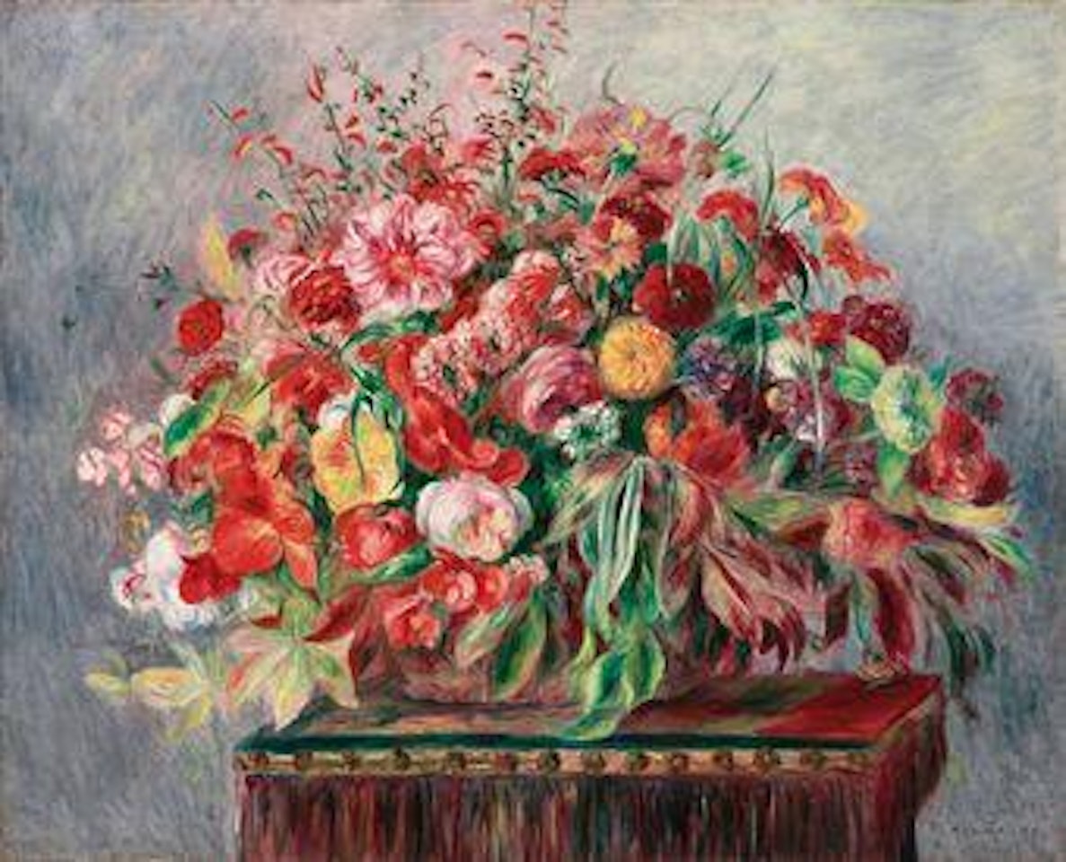 Corbeille de fleurs by Pierre-Auguste Renoir
