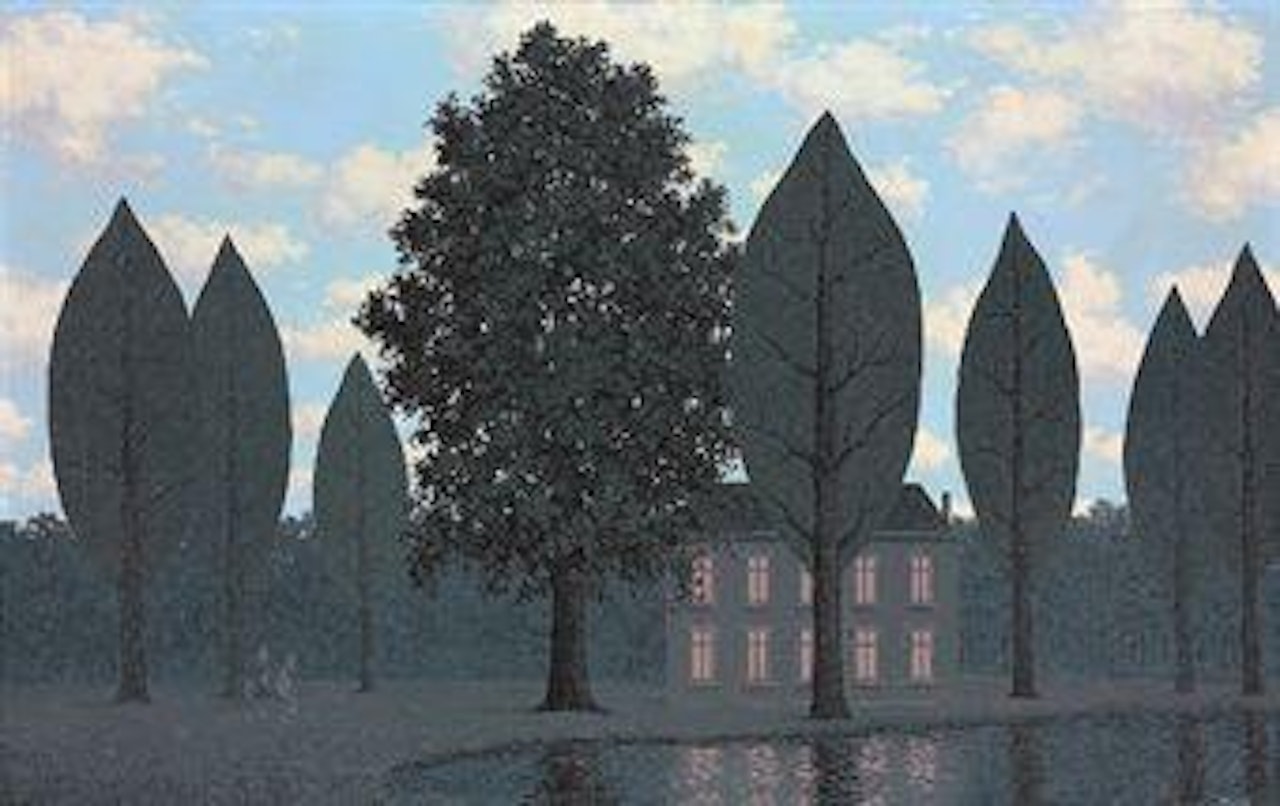 Les barricades mystérieuses by René Magritte
