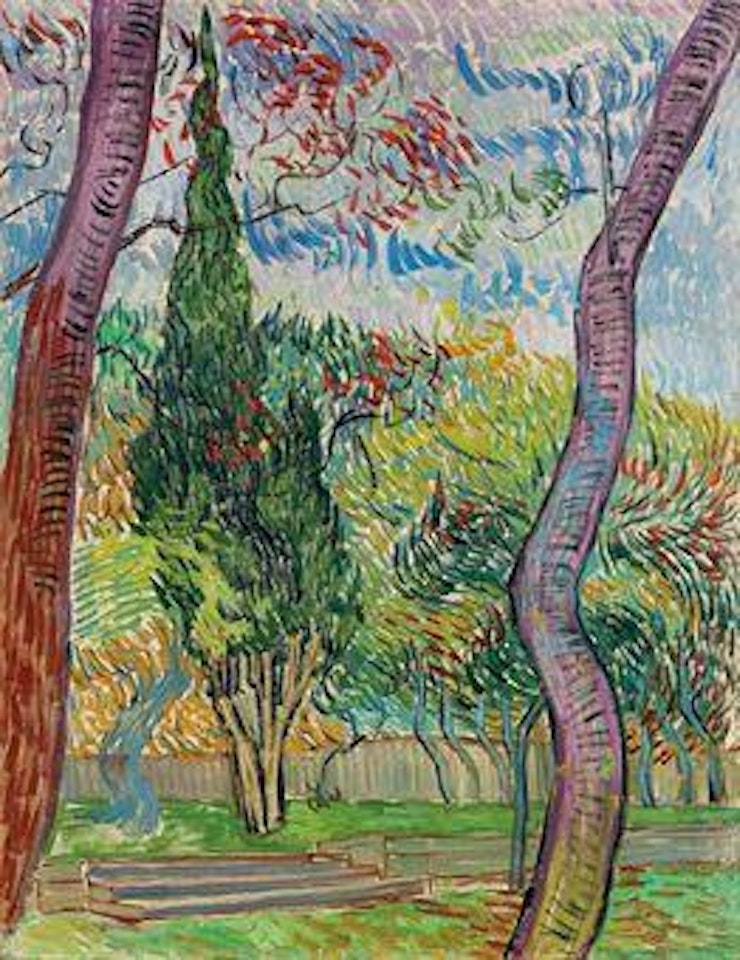 Parc de l'hôpital Saint-Paul by Vincent van Gogh