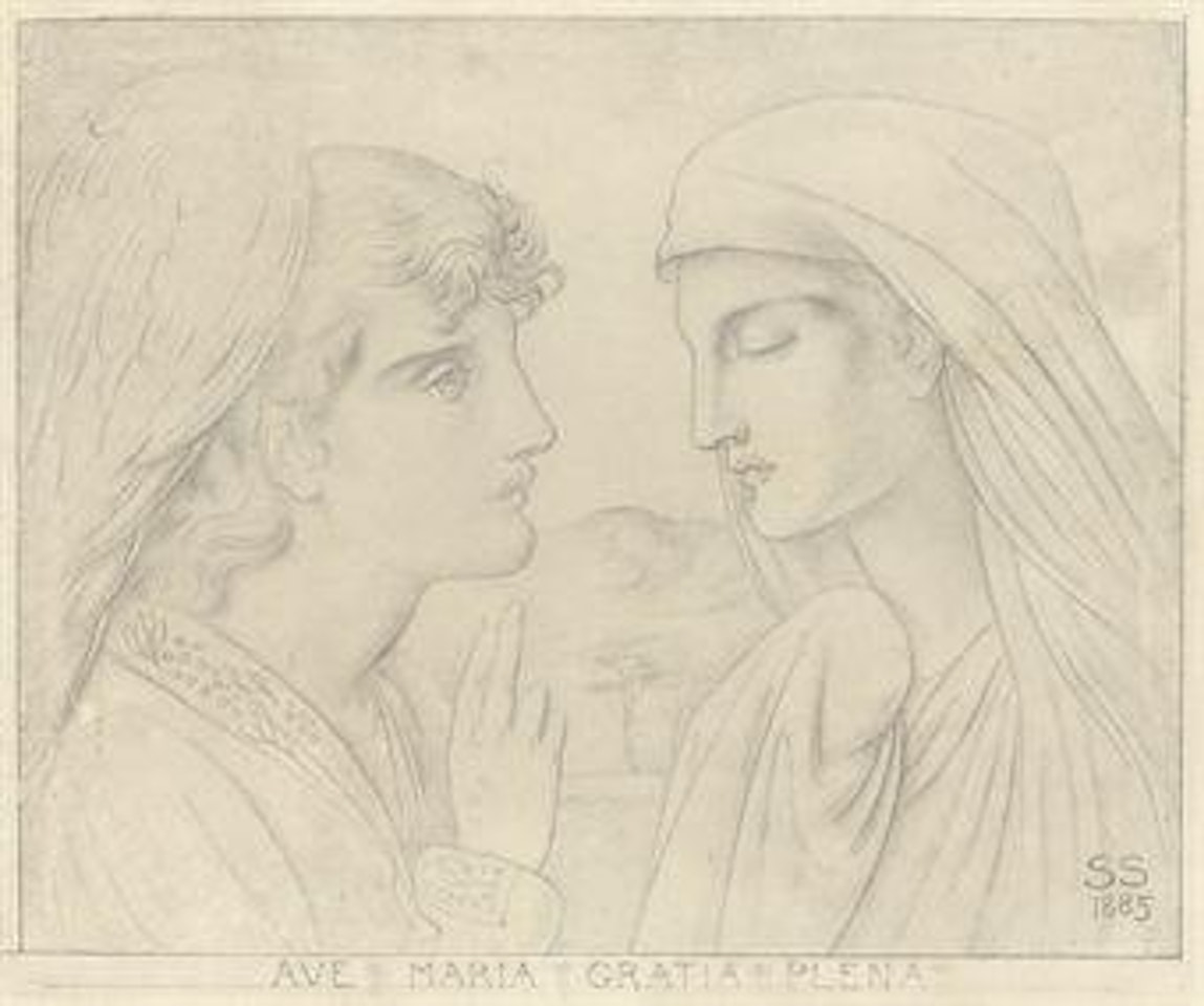 Ave Maria Gratia Plena by Simeon Solomon