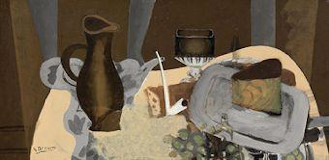 Nature morte à la pipe by Georges Braque