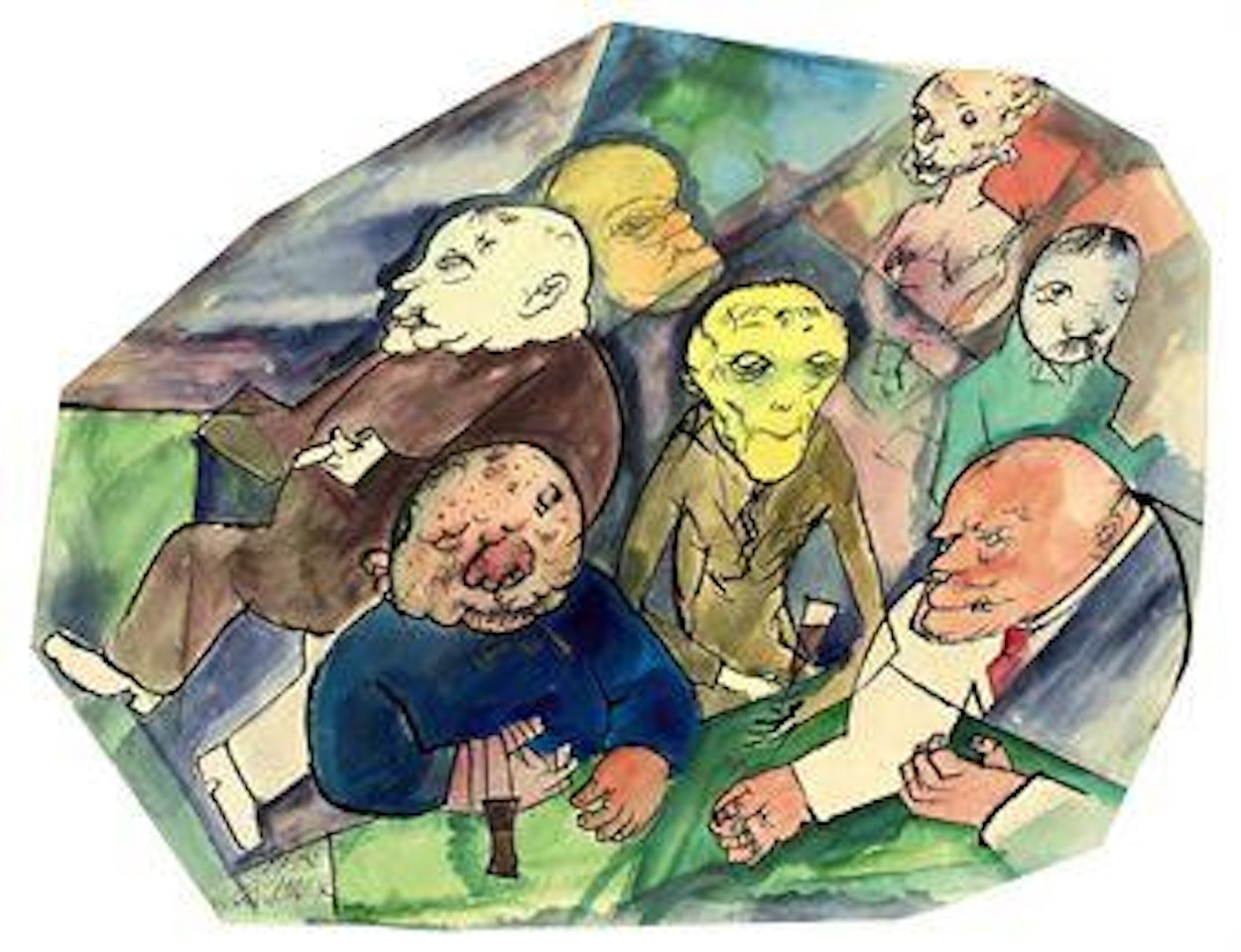 Gesellschaft by George Grosz