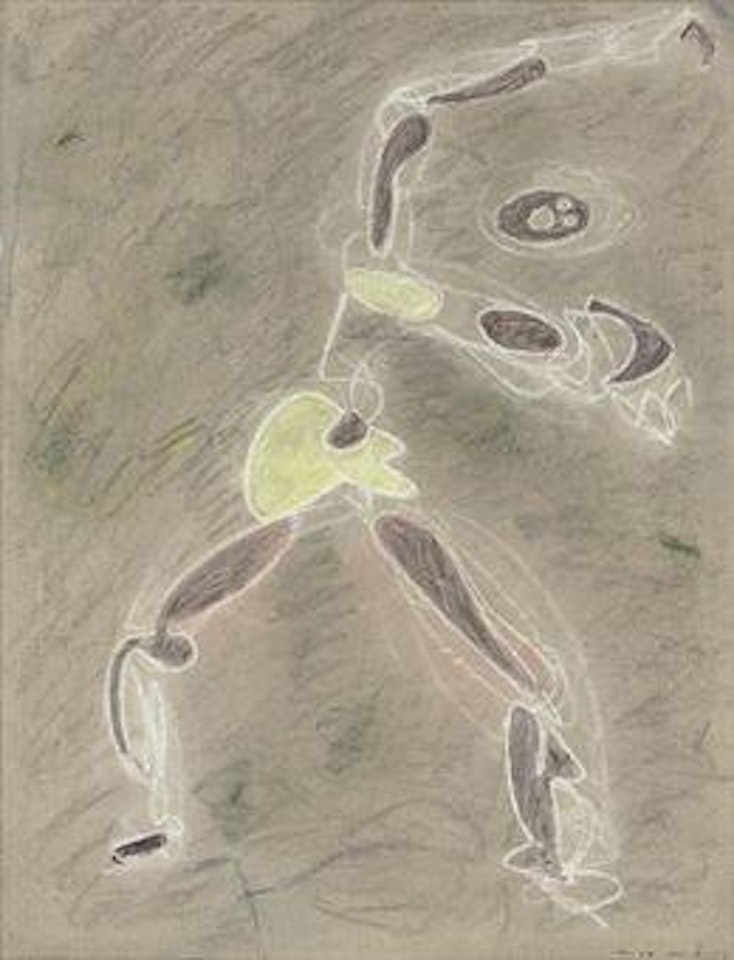 Dancer under the starry sky by Max Ernst