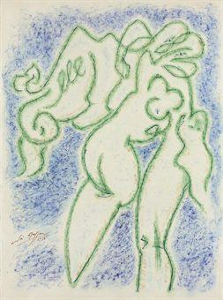 Métamorphose en bleu et vert by André Masson