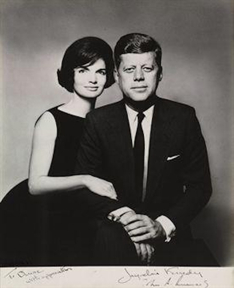 John and Jacqueline Kennedy by Richard Avedon