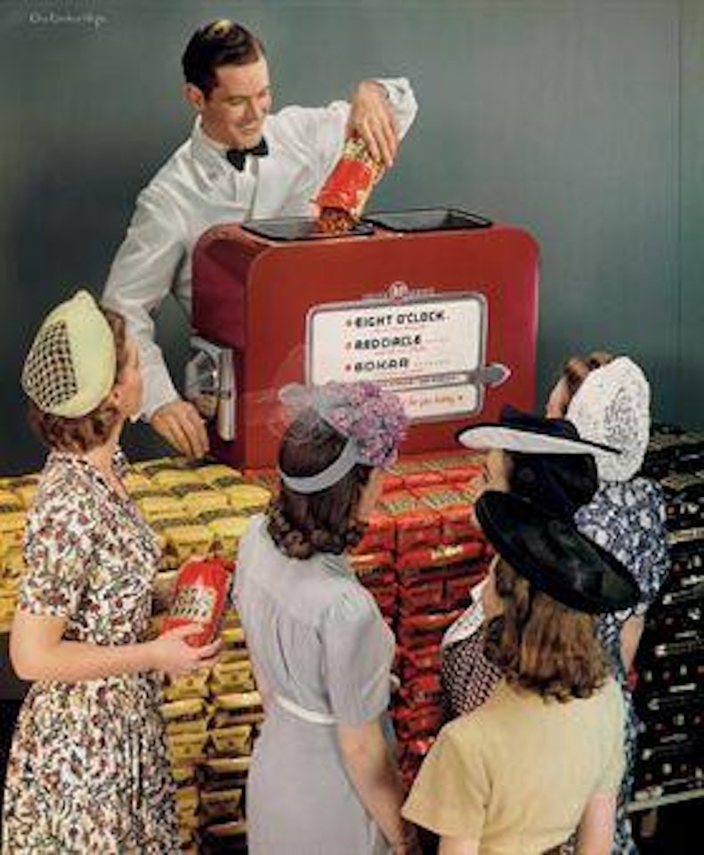 Eight O'Clock Coffee advertisement by Paul Outerbridge