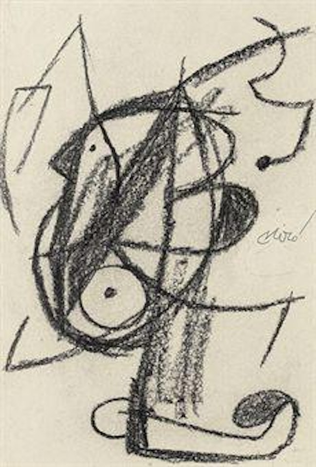 Personnage, oiseau by Joan Miró