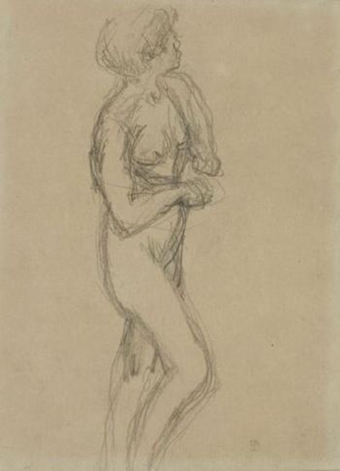 Nu au bras replie by Pierre Bonnard
