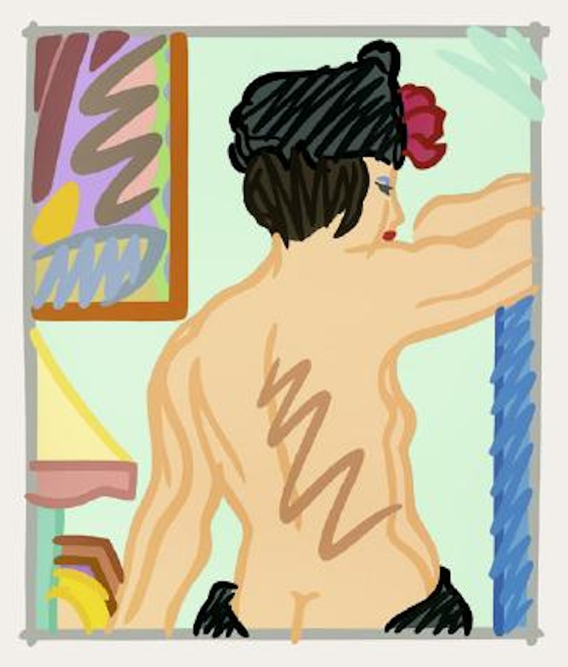 Judy with black hat by Tom Wesselmann