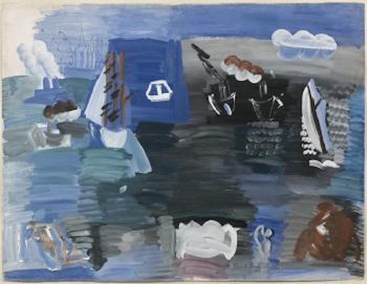 Etude pour la mer by Raoul Dufy