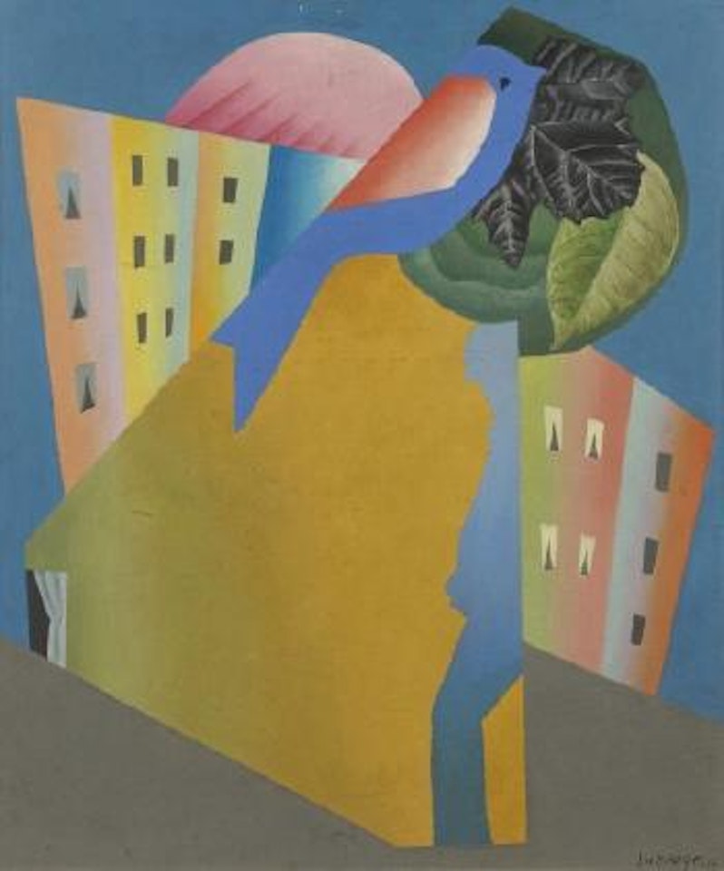 L'homme dans la ville by Leopold Survage