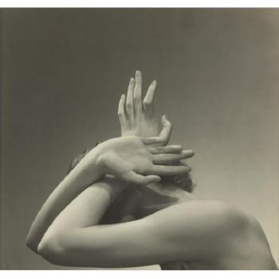 Illustration For Vogue (Hands Over Head) by Edward Steichen