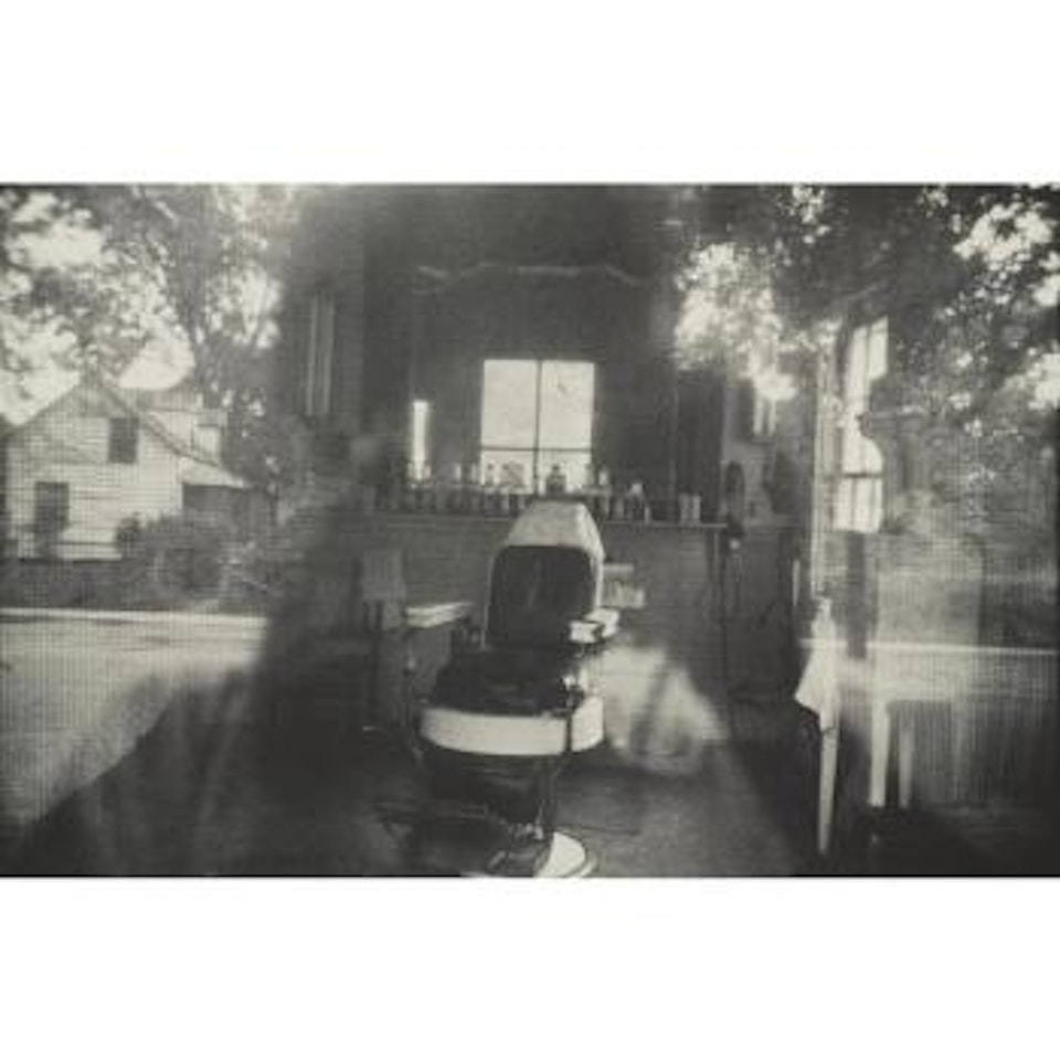 S. C. (Barber Shop, Mcclellanville) by Robert Frank