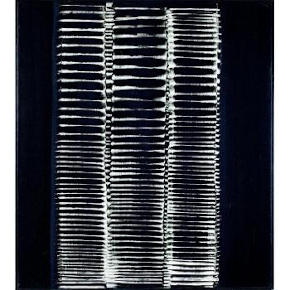 Dynamische Struktur Schwarz by Heinz Mack