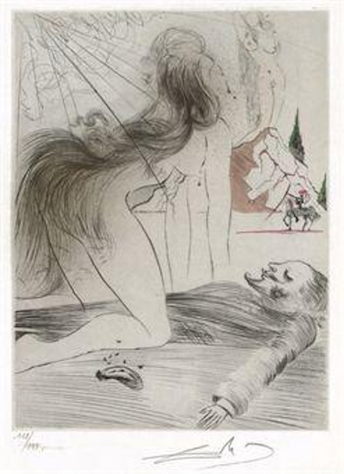 Vénus aux Fourrures, Graphik Europa Anstalt, Paris, (Michler & Löpsinger 357-376) by Salvador Dali