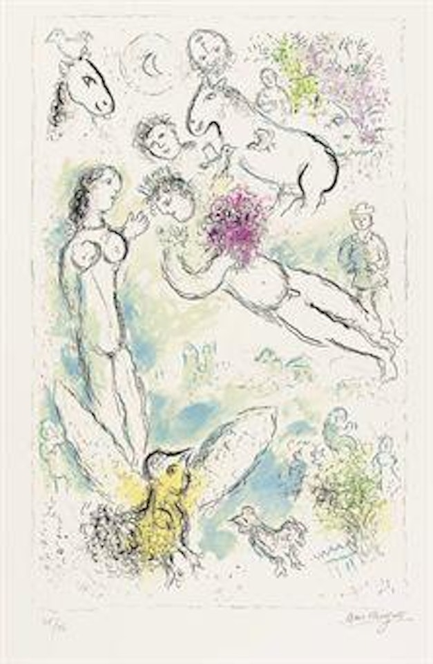 L'Envolée magique (M 980) by Marc Chagall
