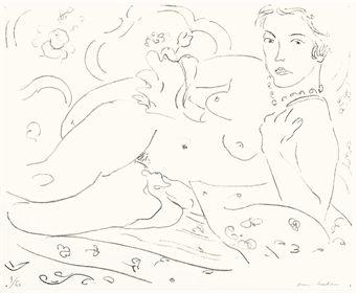 Nu, main gauche près de l'épaule (D 474) by Henri Matisse