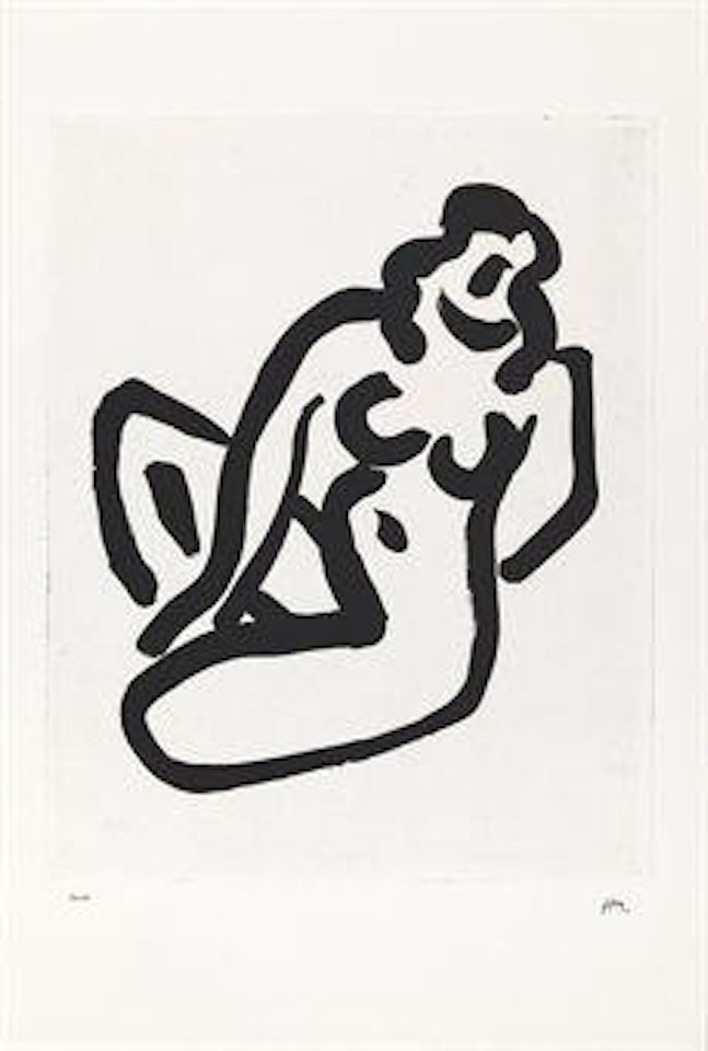 Nu accroupi I (D 781) by Henri Matisse