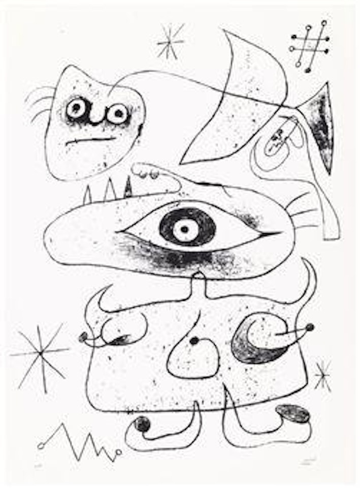 Barcelona IX, from Barcelona Series (Mourlot 14) by Joan Miró