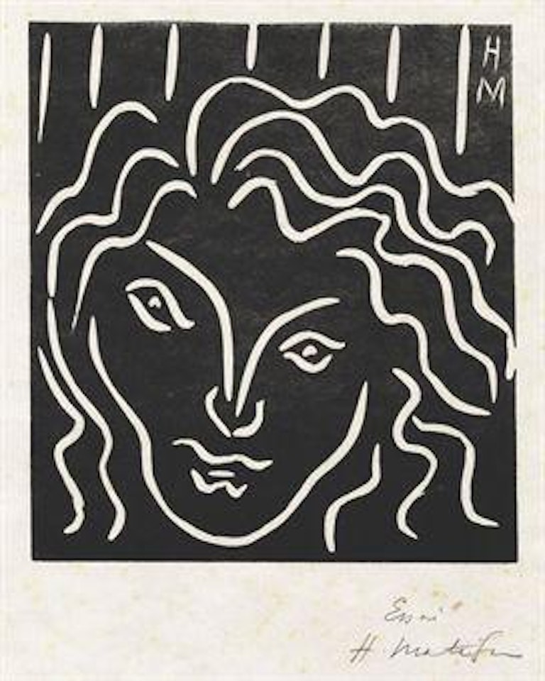 Tête de femme en mascaron (D 702) by Henri Matisse