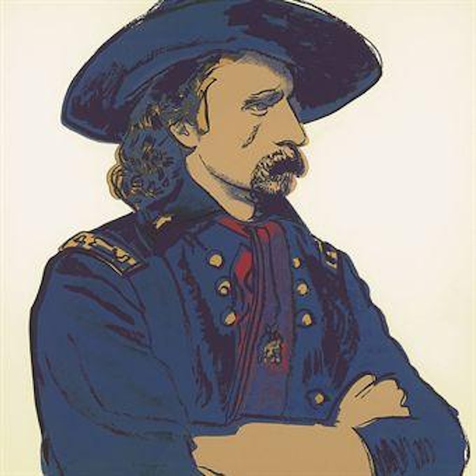 General Custer, from Cowboys and Indians (F & S IIB379) by Andy Warhol