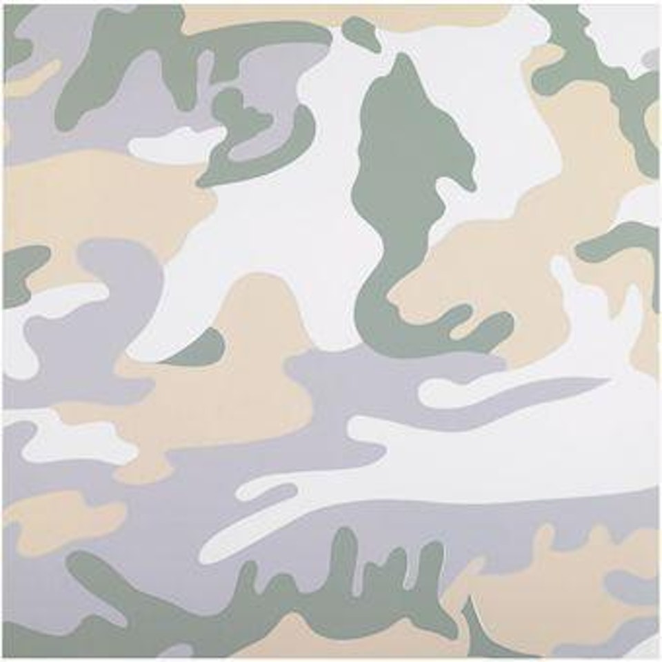 Camouflage: one plate (see F & S IIB406-407) by Andy Warhol