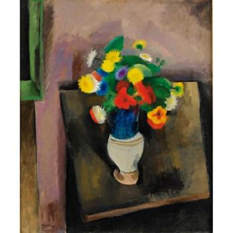 Nature Morte Au Vase De Fleurs by Henri Hayden