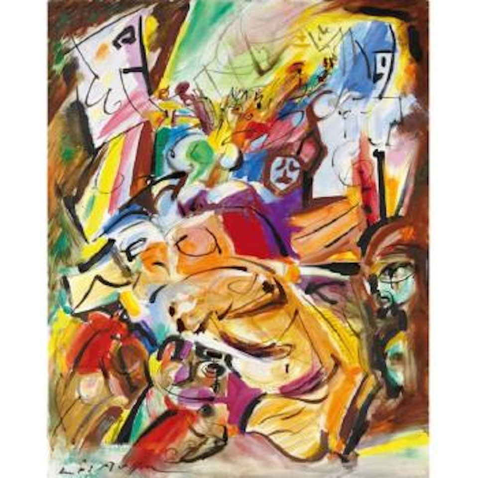 Le Chantier Des Figures De Proue by André Masson