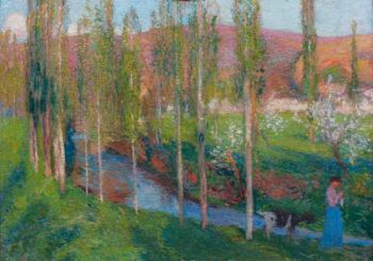 La vallée du vert, la chevrière by Henri Jean Guillaume Martin