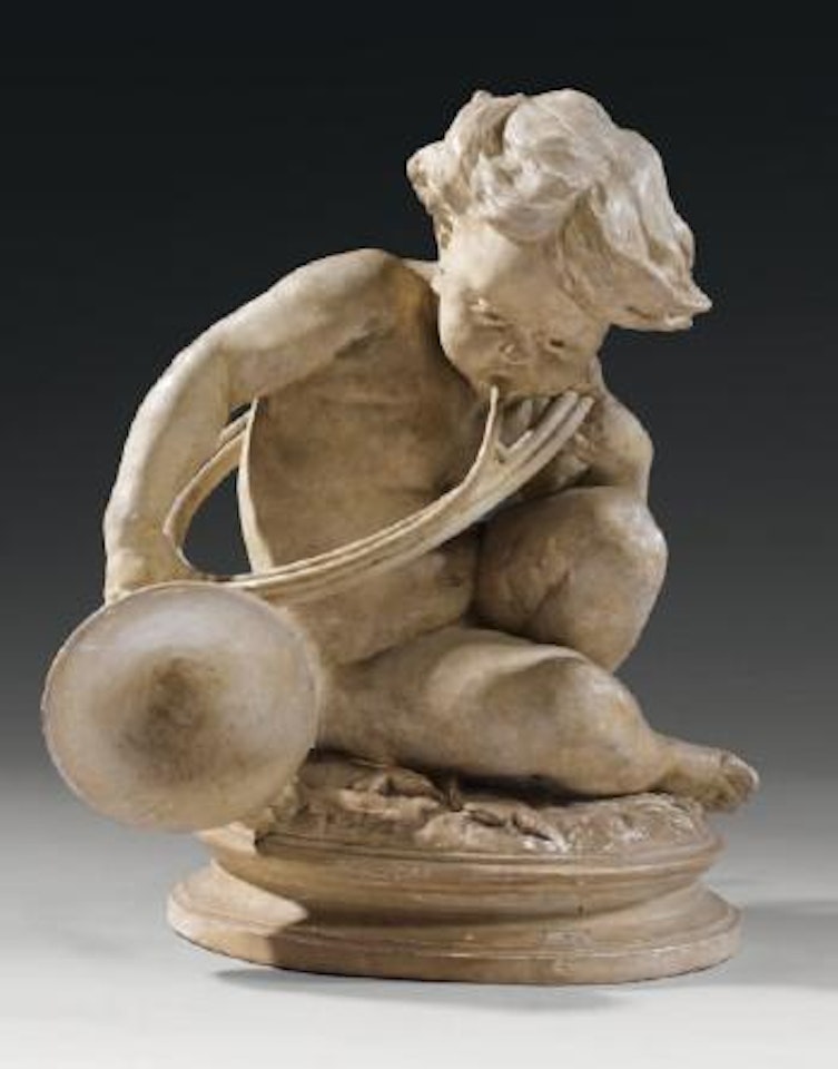 L'enfant au cor by Jean-Baptiste Carpeaux
