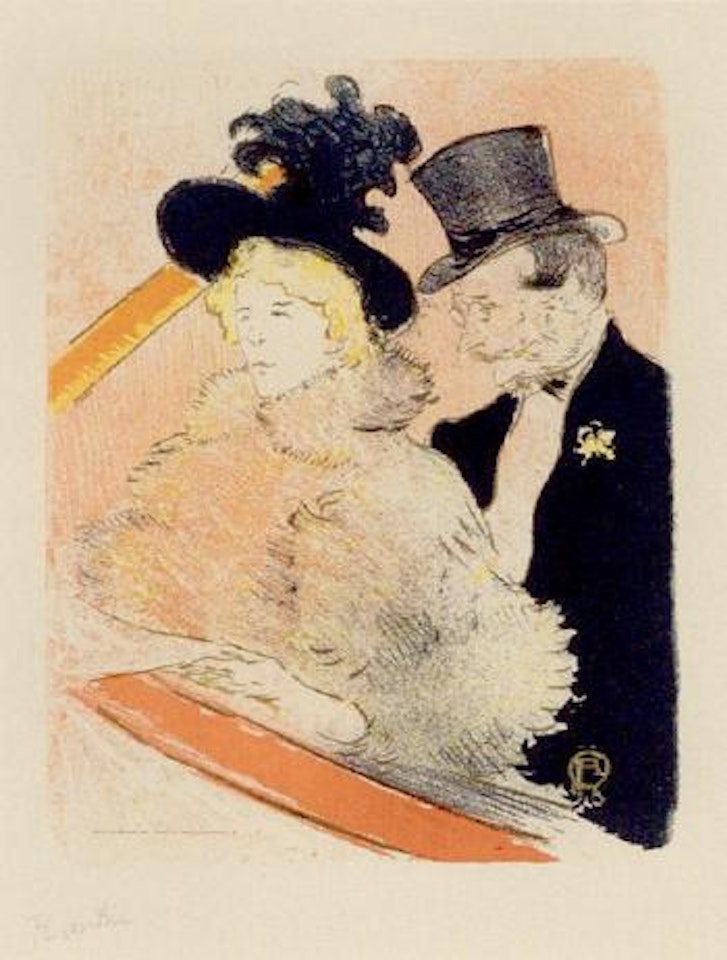 Au Concert (Adr..196; W. P28) by Henri de Toulouse-Lautrec