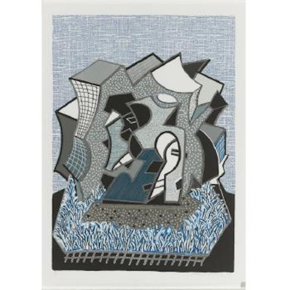 Eine (Part I) And Deux (Second Part): Two Prints (M.c.a.t. 329, 330) by David Hockney