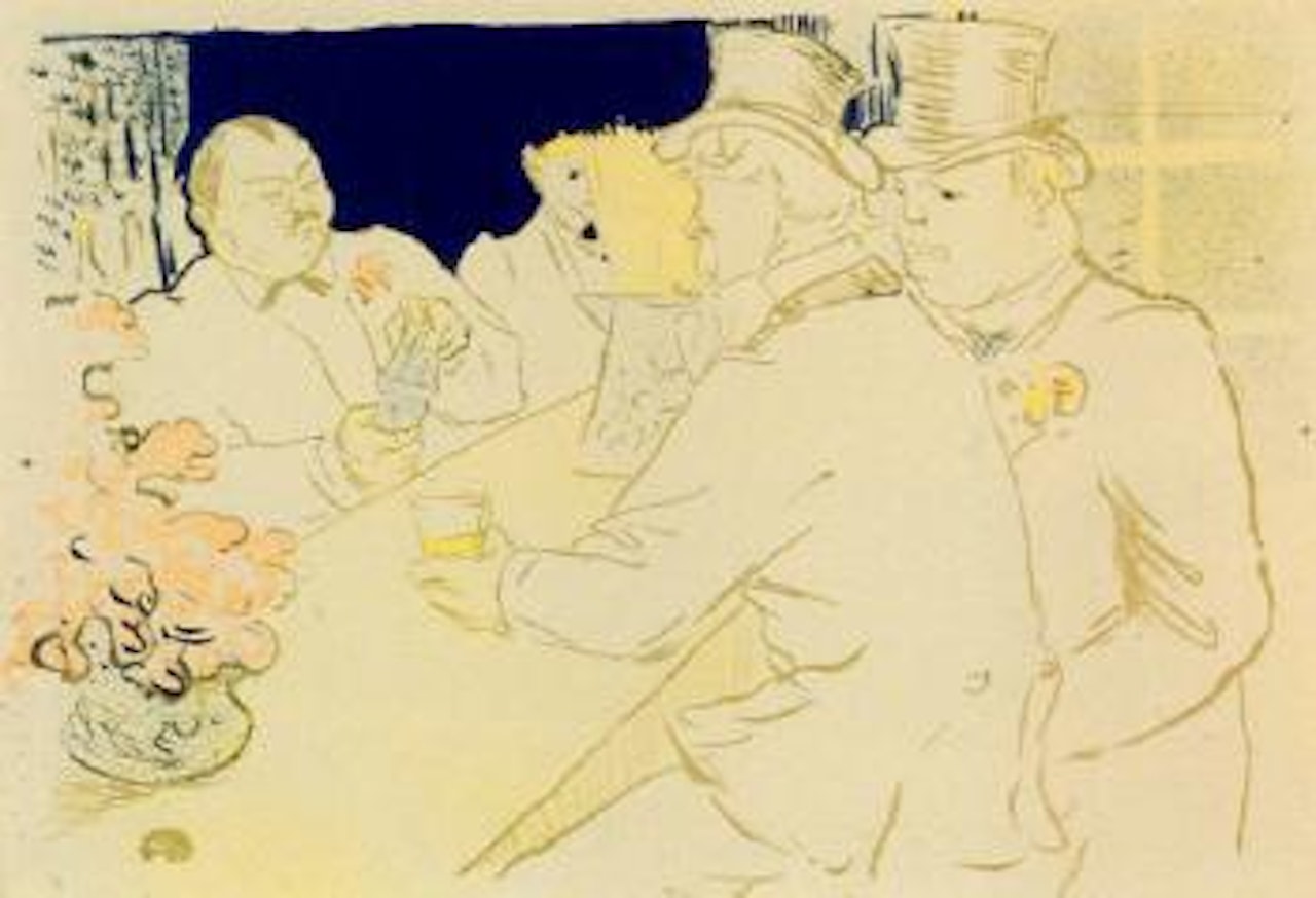 Irish American Bar, Rue Royal, The Chap Book (Adr. 139; W. P18) by Henri de Toulouse-Lautrec