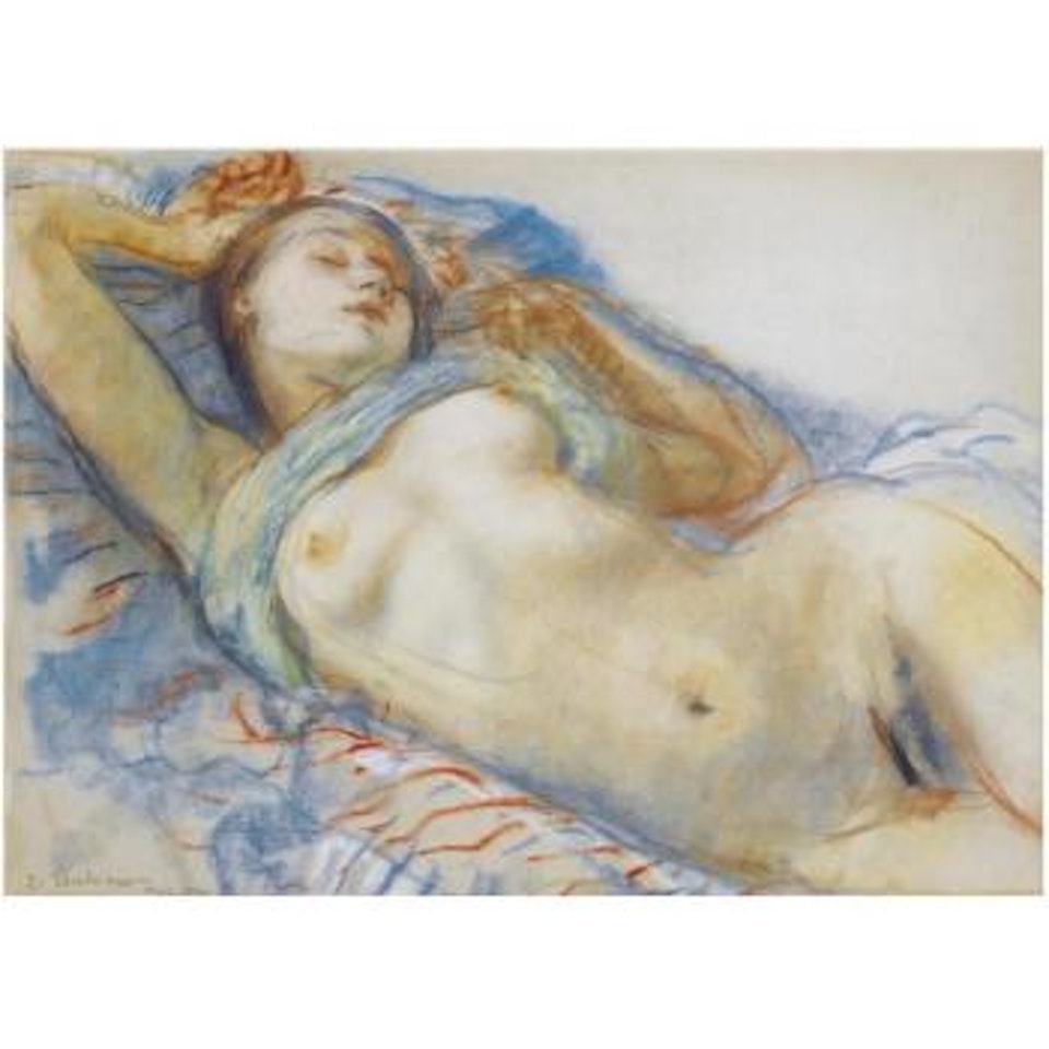 Reclining Nude by Zinaida Serebriakova