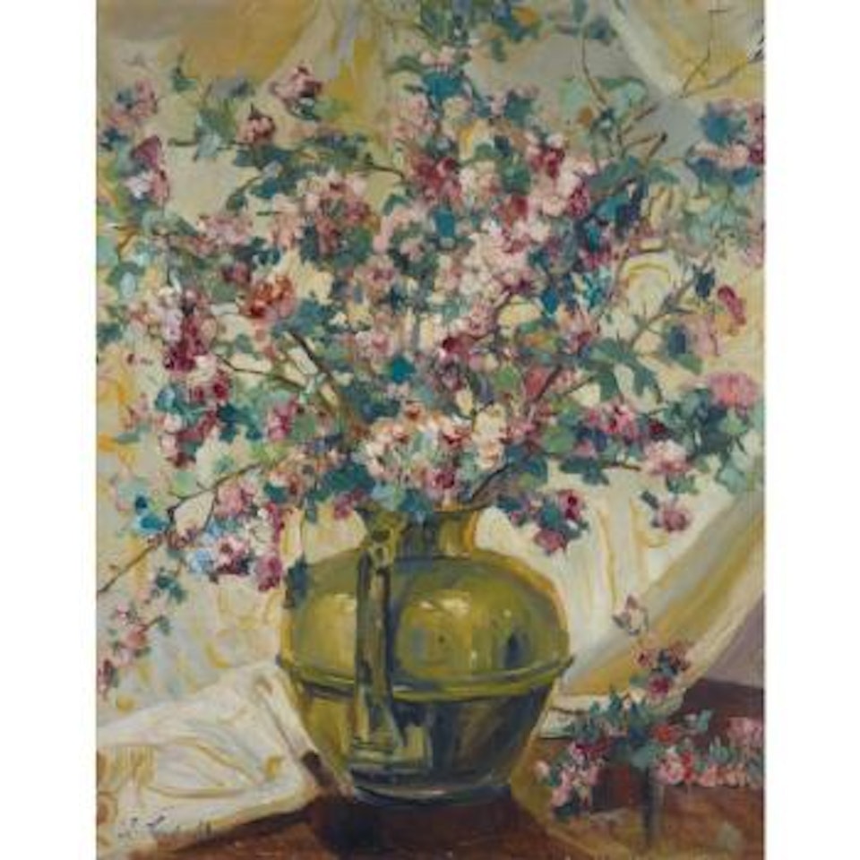 Still Life With Flowers by Georgij Aleksandrovic Lapschin