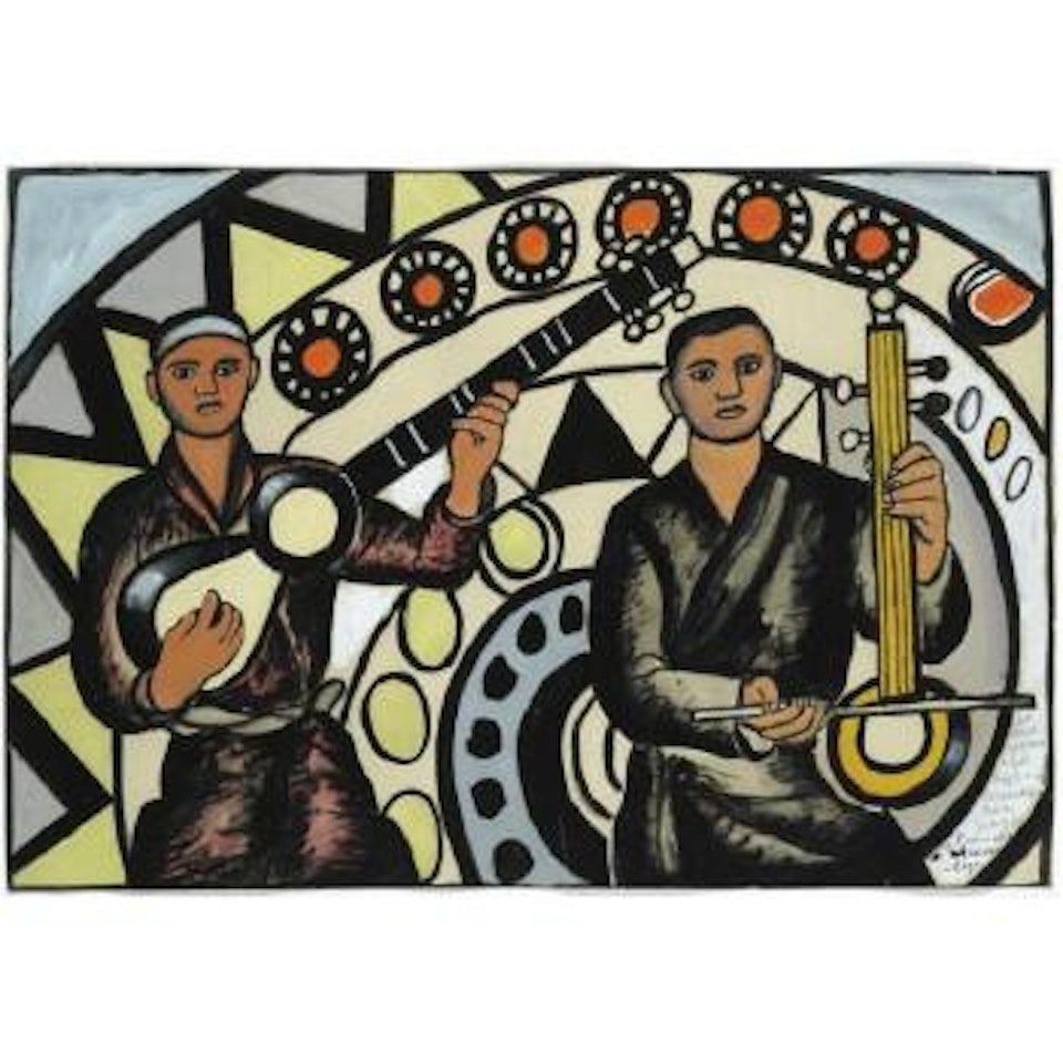 Oriental Musicians by Nadia Khodossievitch-Leger
