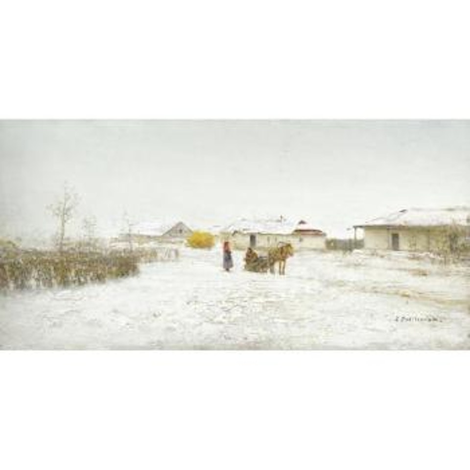 Winter Landscape by Ivan Pavlovitch Pochitonov